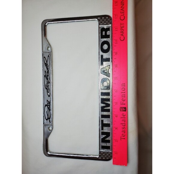 Dale Earnhardt "Intimidator" License Plate Frame- 0180 - Picture 3 of 4
